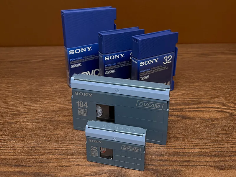 Sony DVCAM professional video cassettes