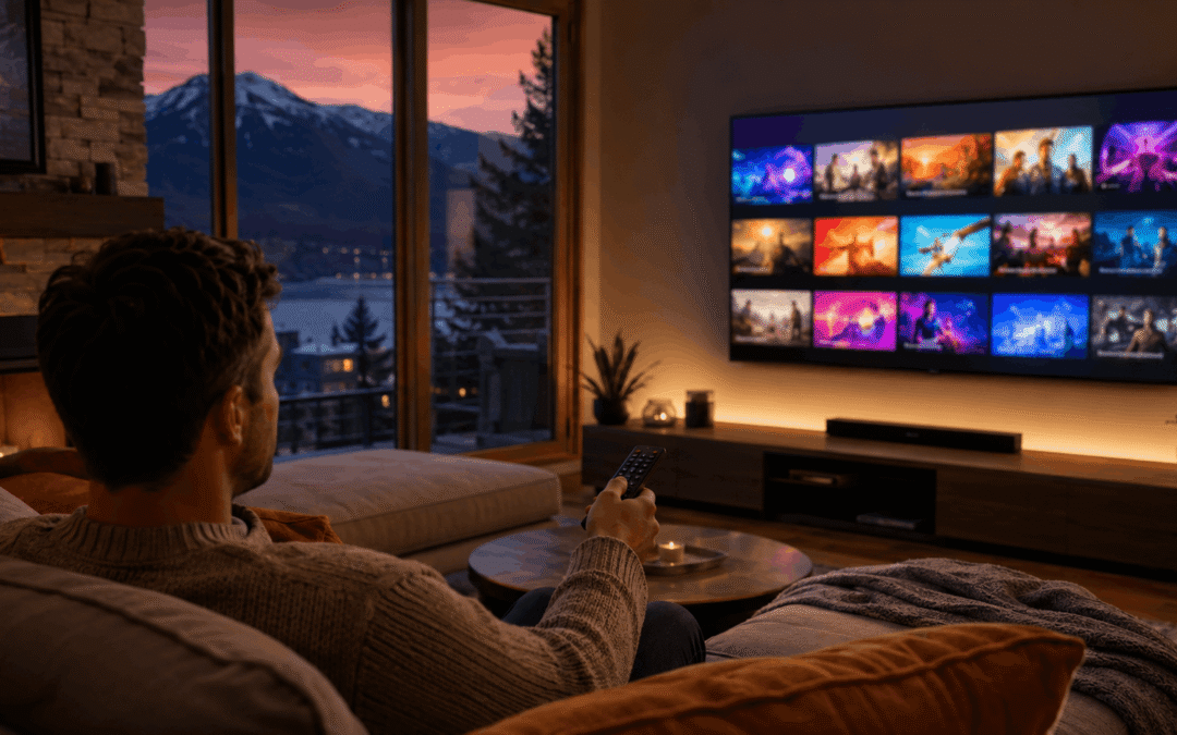 Cord-cutting in Canada — streaming video on a smart TV at home